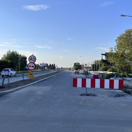Przebudowa ul. Warszawskiej [sierpień 2023] - fot 3